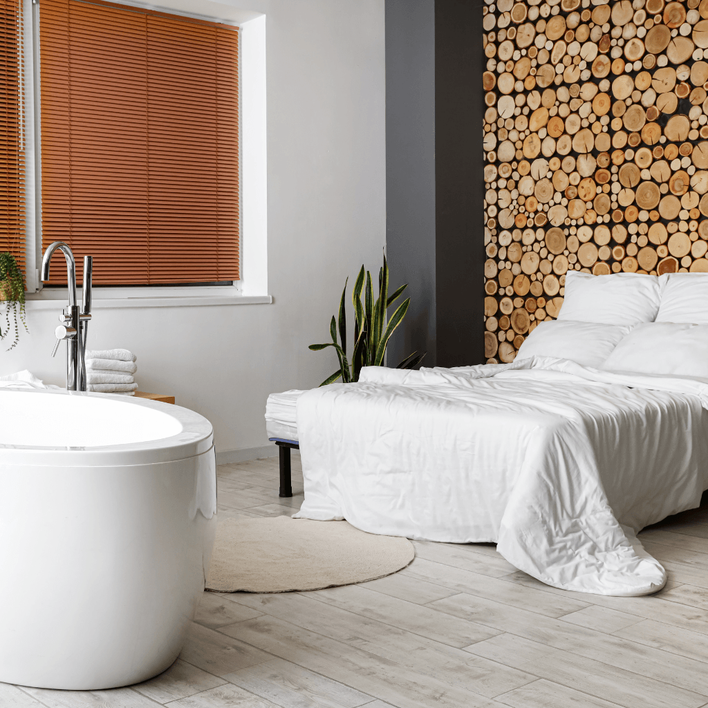 chambre design avec baignoire