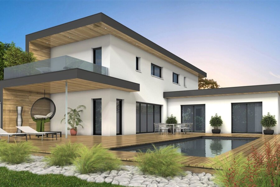 Villa design avec piscine à Bordeaux