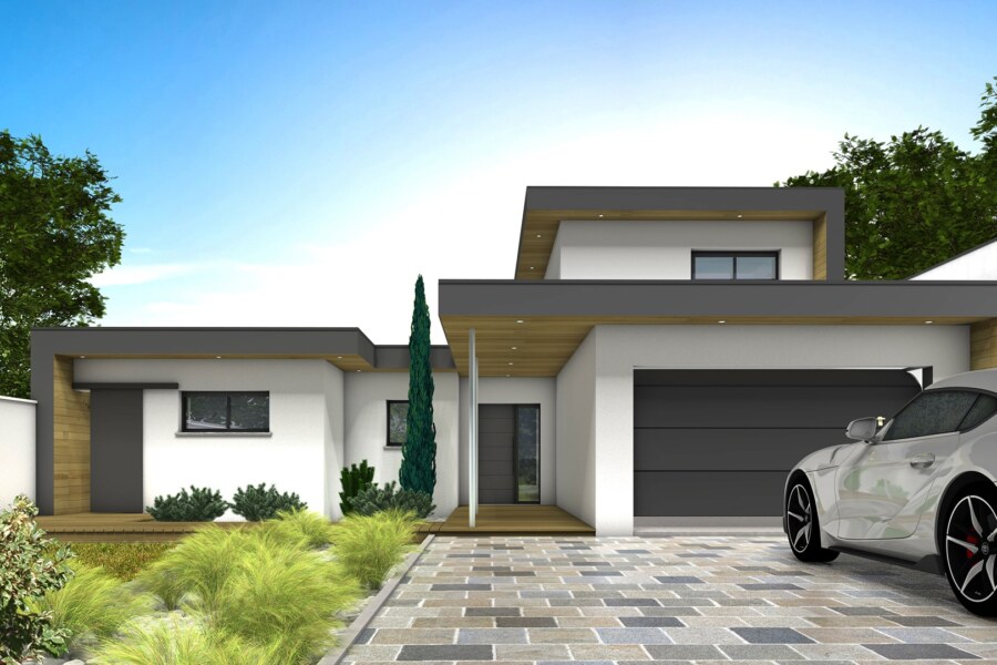 Villa design à étage à Bordeaux